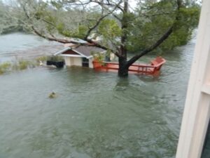 South Carolina house flooding