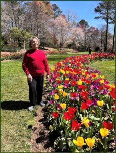 Friend of The Big 65 Jean in Georgia with beautiful spring flowers.