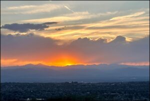 Sunset view in Highlands Ranch Colorado_The Big 65.
