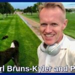 Idaho Medicare insurance broker Karl Bruns-Kyler and his faithful dog Plato.