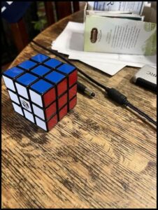 Bill's Rubik cube.
