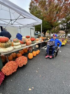 Rob Kyler enjoying fall pumpkins as Medicare's Annual Election Period looms in the near future.