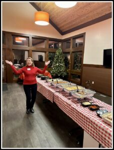 Cinda and Brad hosted annual Sherriff's Dept volunteer appreciation dinner in Colorado.