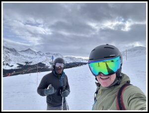Karl on the slopes in Colorado.