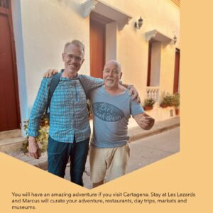 Karl and Marcus in Cartagena.