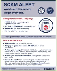 Scam Alert for senior citizens in the USA.