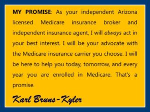 Karl Bruns-Kyler's promise to Medicare recipients in Kentucky. 