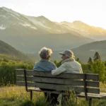 Colorado senior couple reviews Medicare Supplement plans.