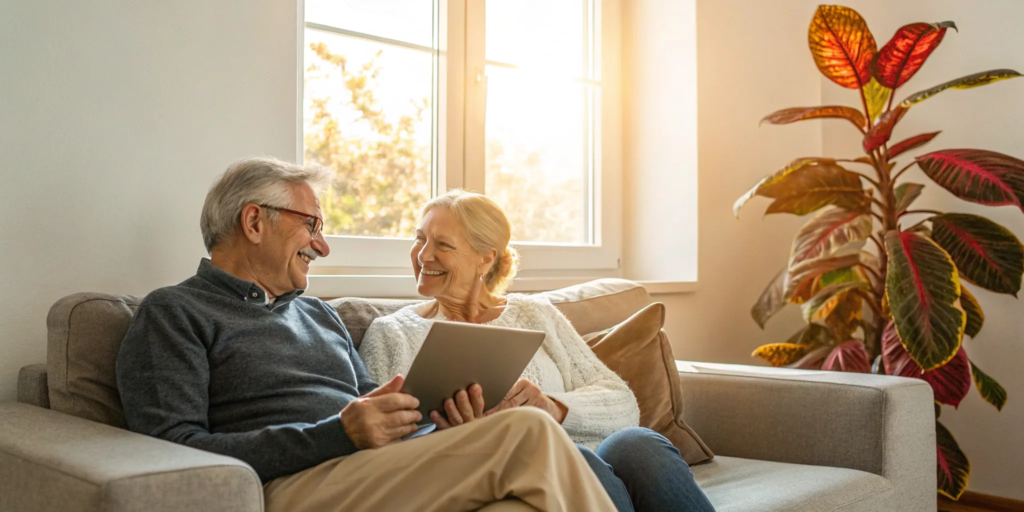 Couple reviews 2023 Medicare plans on eHealth.