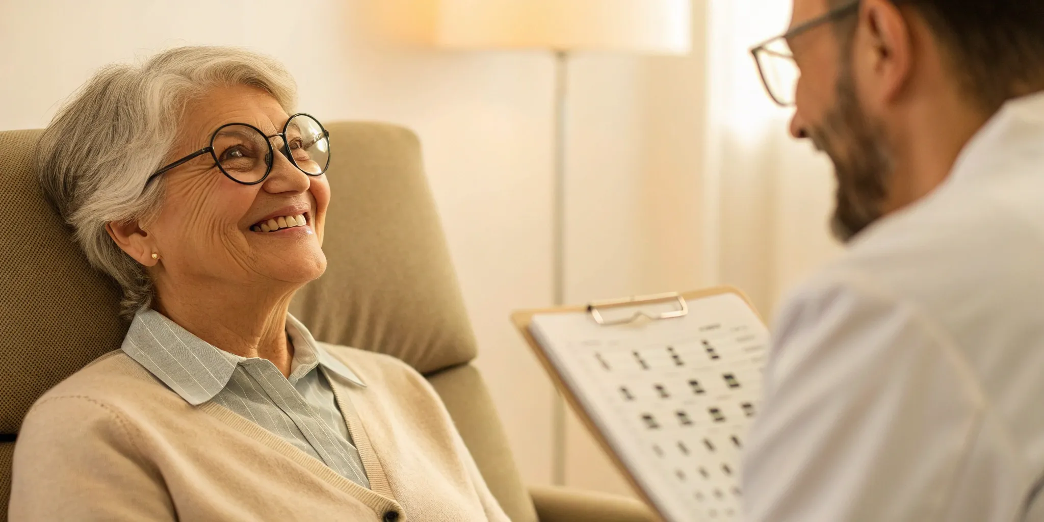 Medical insurance eye exam coverage check-up.