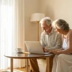 Couple comparing Medicare plans on eHealth.