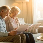 Couple selects insurance quotes.