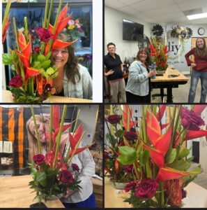 Flower arrangements in Colorado.