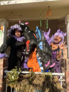 Quantz and Miti dressed up for Halloween.