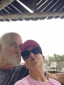 Jack and Adrienne and together, loving life.