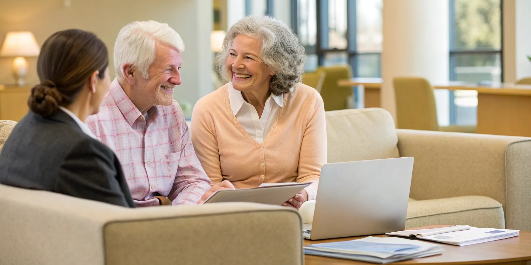 A health insurance broker in CT helps a senior couple find the right coverage.