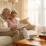 Couple in Pennsylvania comparing Medigap plans to find the right coverage.