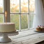 A birthday cake with one candle for the birthday rule for insurance coverage.