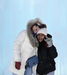 Quantz and Miti standing together.