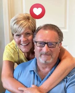 Dave and Shelly posing together.