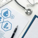 Comparing North Carolina Medicare supplement plans with a stethoscope and medical chart.