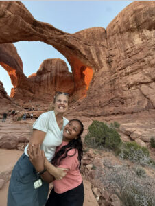 Quantz and Miti holding each other.