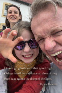 Karl and a cute kid.