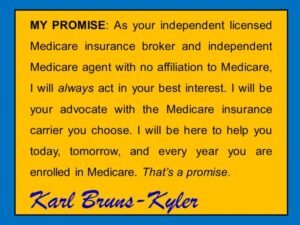 Karl Bruns-Kyler's promise to Medicare recipients in Texas.