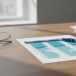 Medigap Plan K vs Plan L comparison materials on a desk