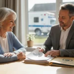 Couple reviewing does Medicare cover ambulance guidance