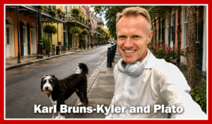 Karl and Plato in New Orleans for Medicare recipients.