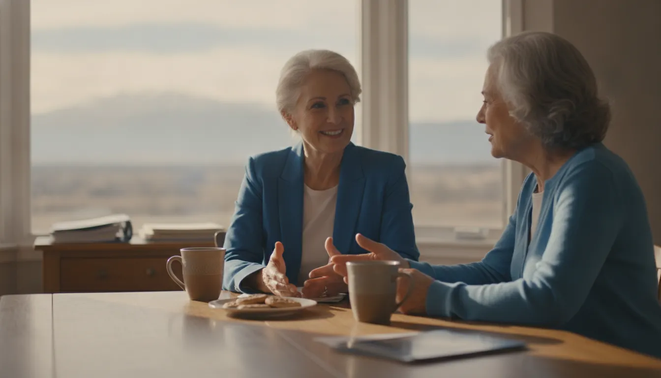 Medicare advisor reviewing coverage options with an older Colorado couple